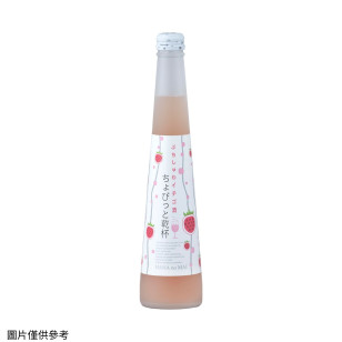 日本 花の舞酒造 士多啤梨氣泡水果酒6％ 300ml
